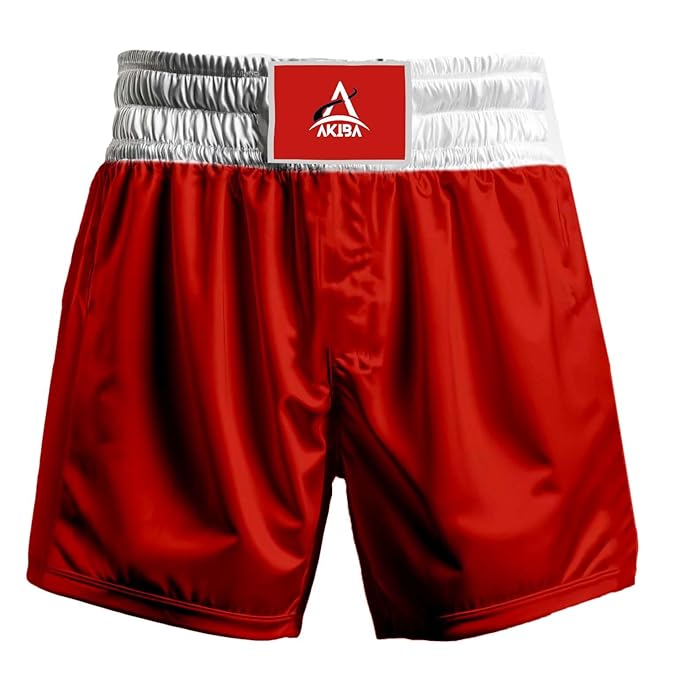 AKIBA Men Boxing Shorts for Boxing Training Fitness Gym Cage Fight MMA Mauy Thai Kickboxing Clothing