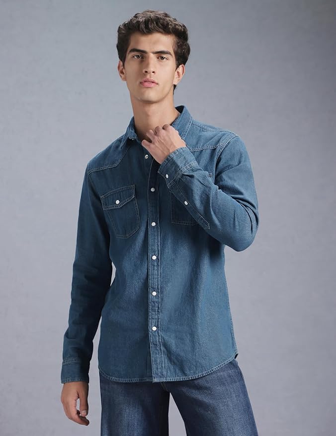 INKD Men's Regular Fit Shirt