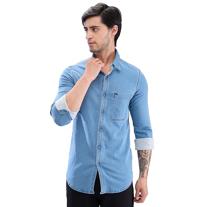 Spykar Men's Cotton Slim