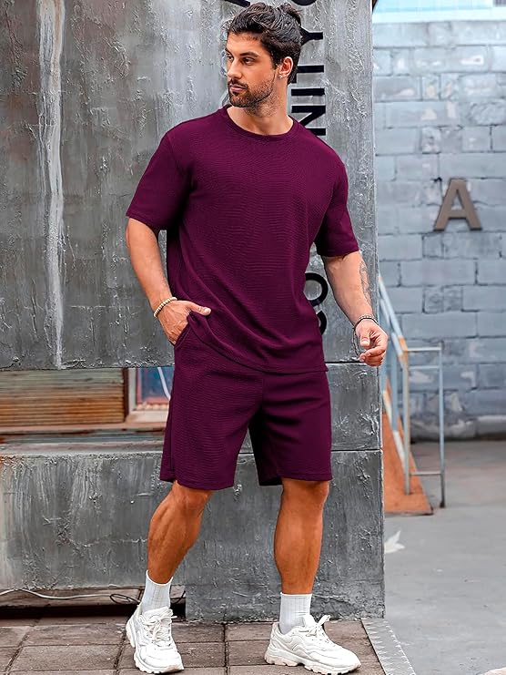 Vogaan Men's T-Shirt and Shorts Set