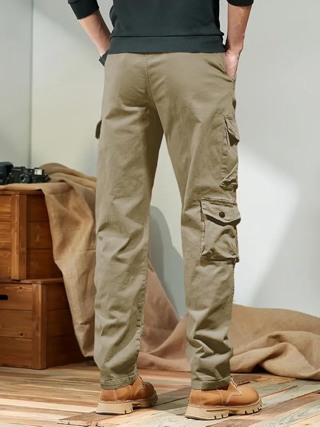 Leriya Fashion Men Mid Rise Cargo Pants with 6 Pockets thumb 1
