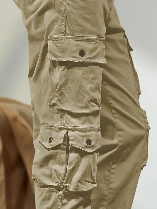 Leriya Fashion Men Mid Rise Cargo Pants with 6 Pockets thumb 2
