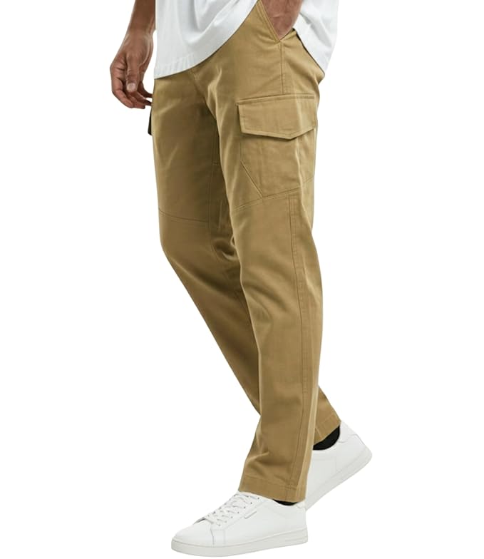 NINQ Men’s Cargo Pants with Utility Pockets thumb 2