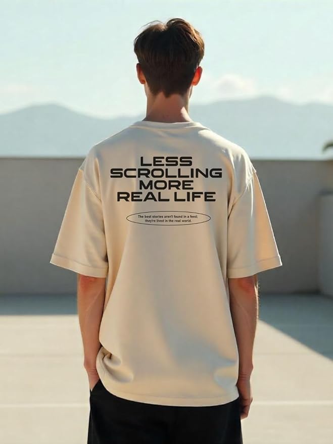 NOBERO Men's Cotton Oversized Fit T-Shirt thumb 1