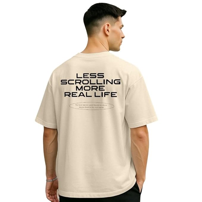 NOBERO Men's Cotton Oversized Fit T-Shirt thumb 2