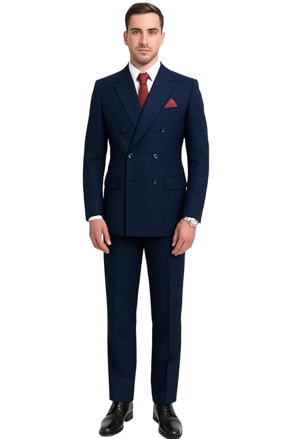 Risani Men's 2 Piece Double Breasted Suit thumb 2