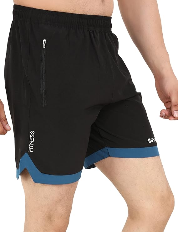 GYMIFIC Mens Sports Training Running Dry Fit Solid Boxer Shorts | Premium Lightweight Stretchable Activewear Gym Shorts